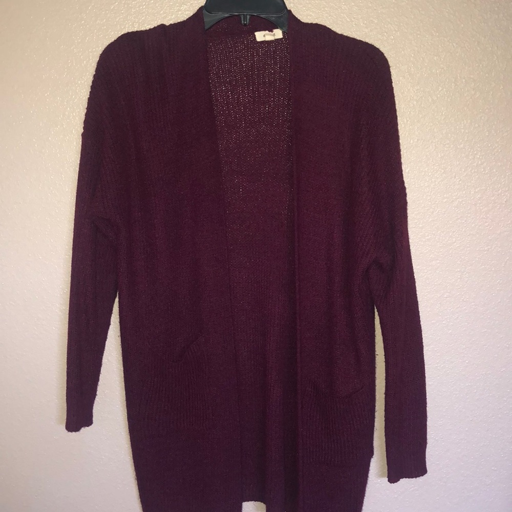 Maroon Cardigan